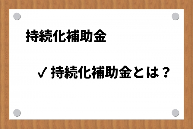 【持続化補助金】持続化補助金とは？概要を簡単に解説